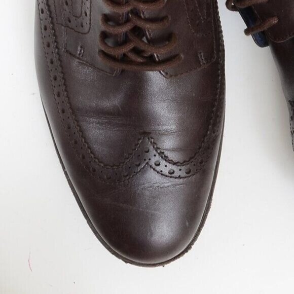 Cole Haan GrandEvolution Men\'s 11.5 Wide Leather Wingtip Oxford Loafer Preppy main image 10
